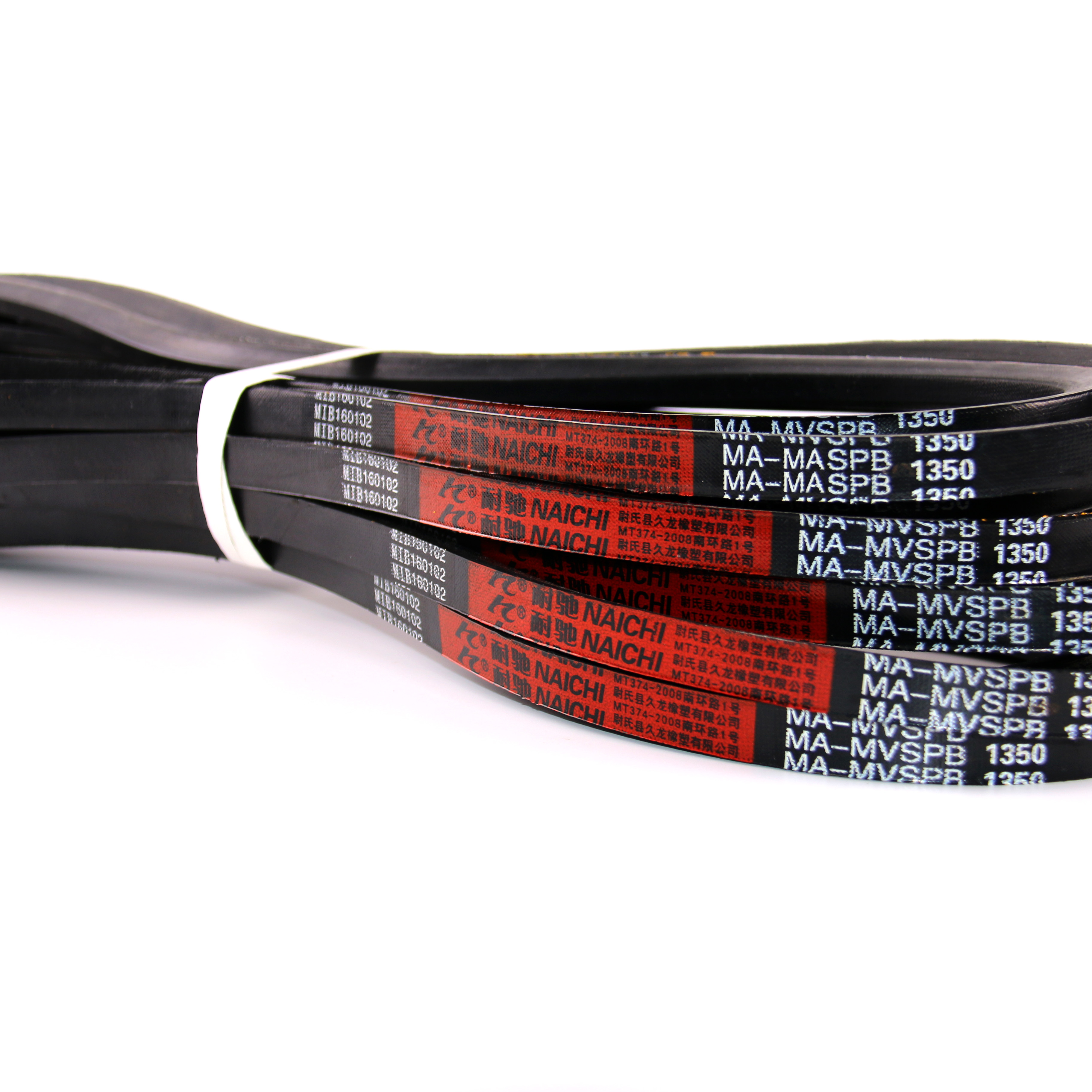 MAMVSPB1350 Triangle Black Rubber Conveyor V-Belt Flame Retardant Narrow V-Belt Transmission Belts Type
