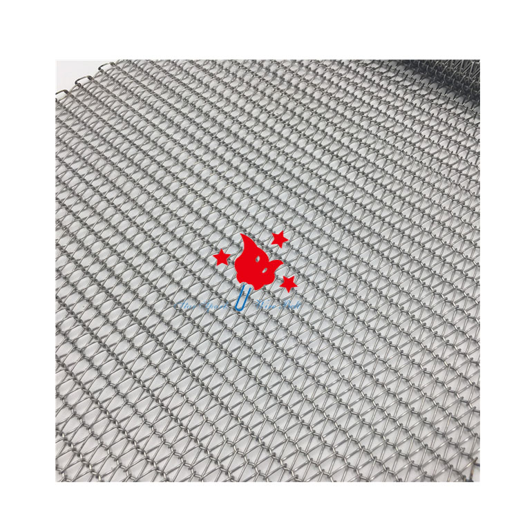Long Service Life Heat Resistant Stainless Steel Wire Mesh Conveyor Belt for Continuous Baking Oven System