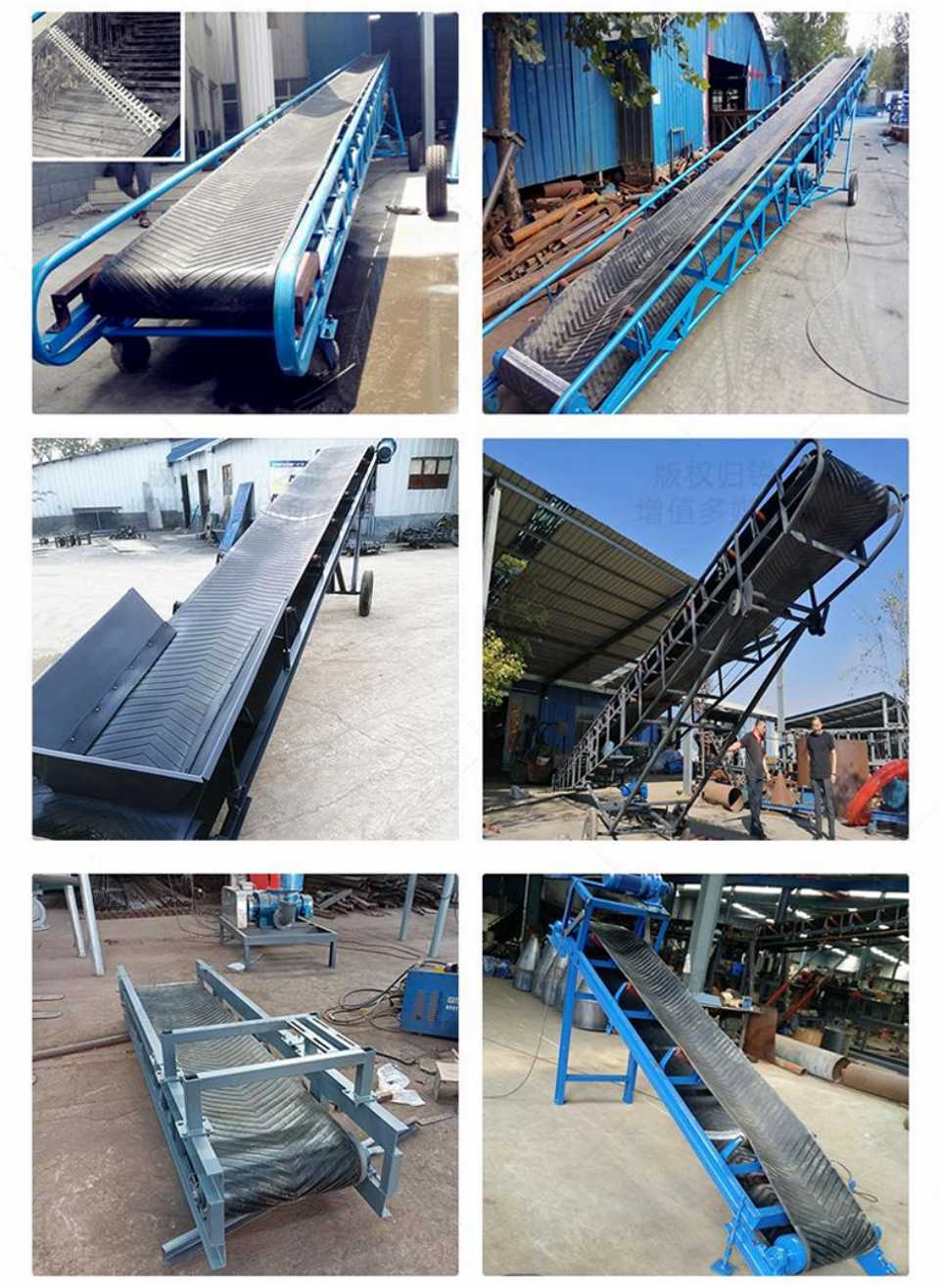 Stainless Steel Food Conveyor PVC/PU/Rubber Belt with Competitive Price for Material Handling