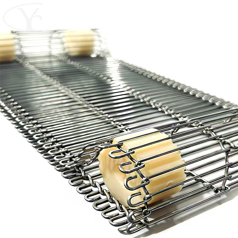 Yuchen High Temperature Resistant stainless steel conveyor belt mesh Factory Direct Sales food 304 wire mesh conveyor belt
