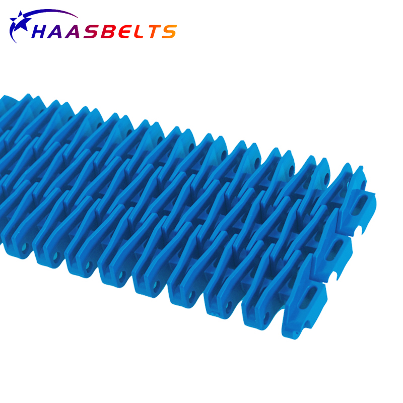 Haasbelts Chains Raised Rib (M2531) Modular Straightrun Linear Transmission Plastic Conveyor Belt