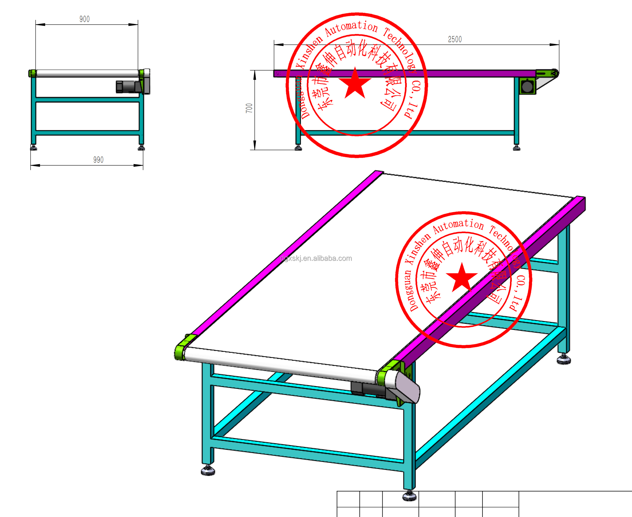Pvc Conveyor Belt Green Portable Mini PVC Cargo Conveyors for Warehouse and Retail Industries Industrial Use Belt Transporting