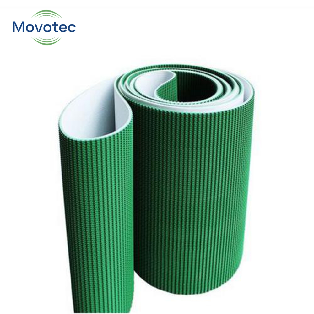 Movotec Durable 5mm PVC Conveyor Belt with 1 Year Warranty for Light Duty Warehouse Logistics (Chinese Customization)