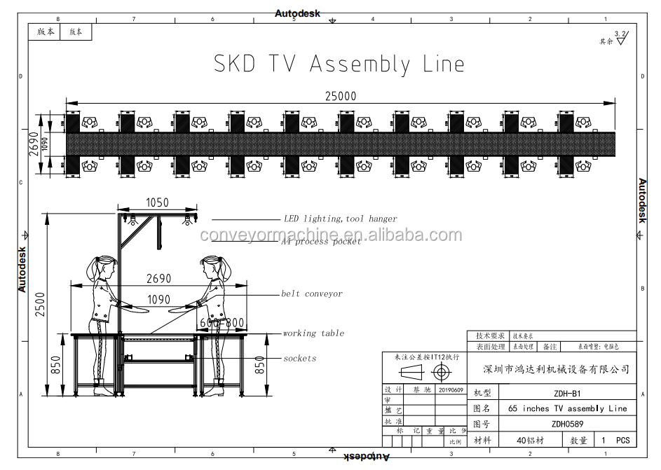 Conveyor Belt Specifications Diagram