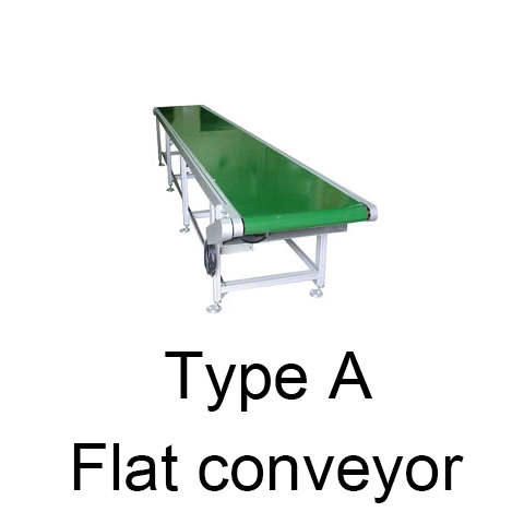 Double Face Assembly Line Belt Conveyor Side View