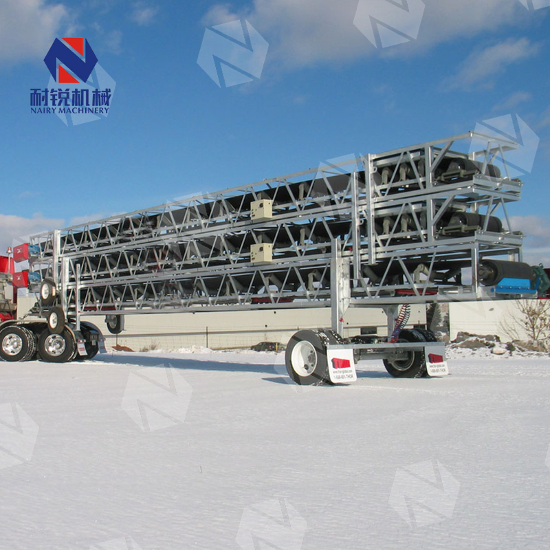 Hot Sale Stone Jaw Crusher Movable Lime Bulk Material Handling Rubber Rock Incline Belt Conveyor For Mine