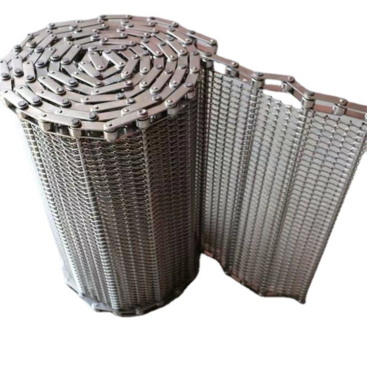 Customized 304 Stainless Steel Woven Wire Mesh Conveyor Belts for the Food Industry