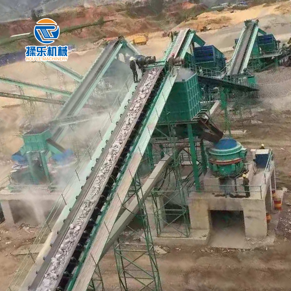 Abrasion Resistant EP300 Rubber Conveyor Belt For Quarry Sand And Gravel Handling Rubber Conveyor Belt