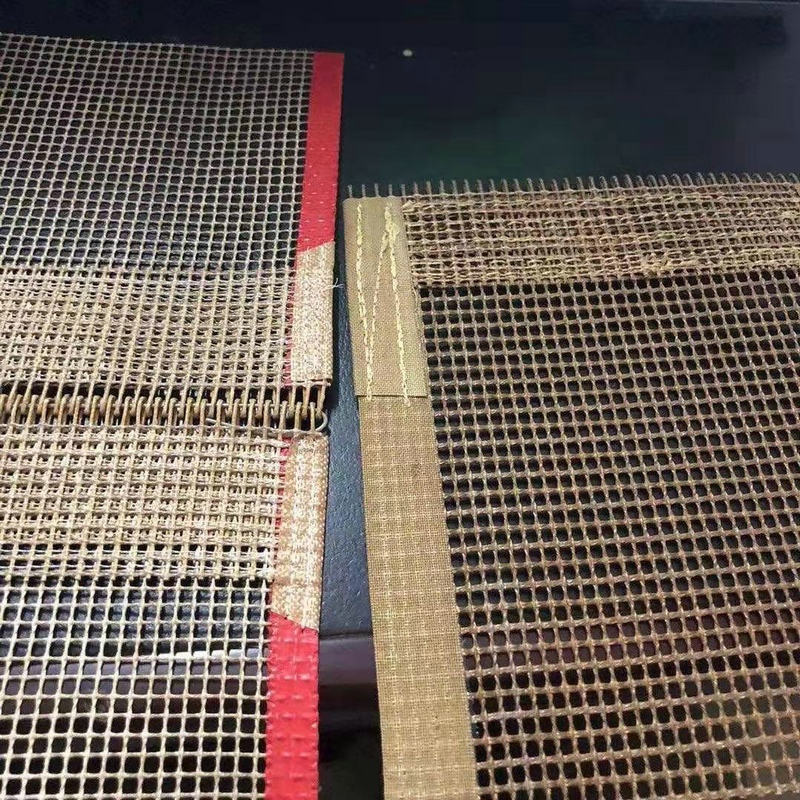 Customize Heat Resistant Ptfe Coated Fiberglass Open Mesh Conveyor Belt for Dryer Machine
