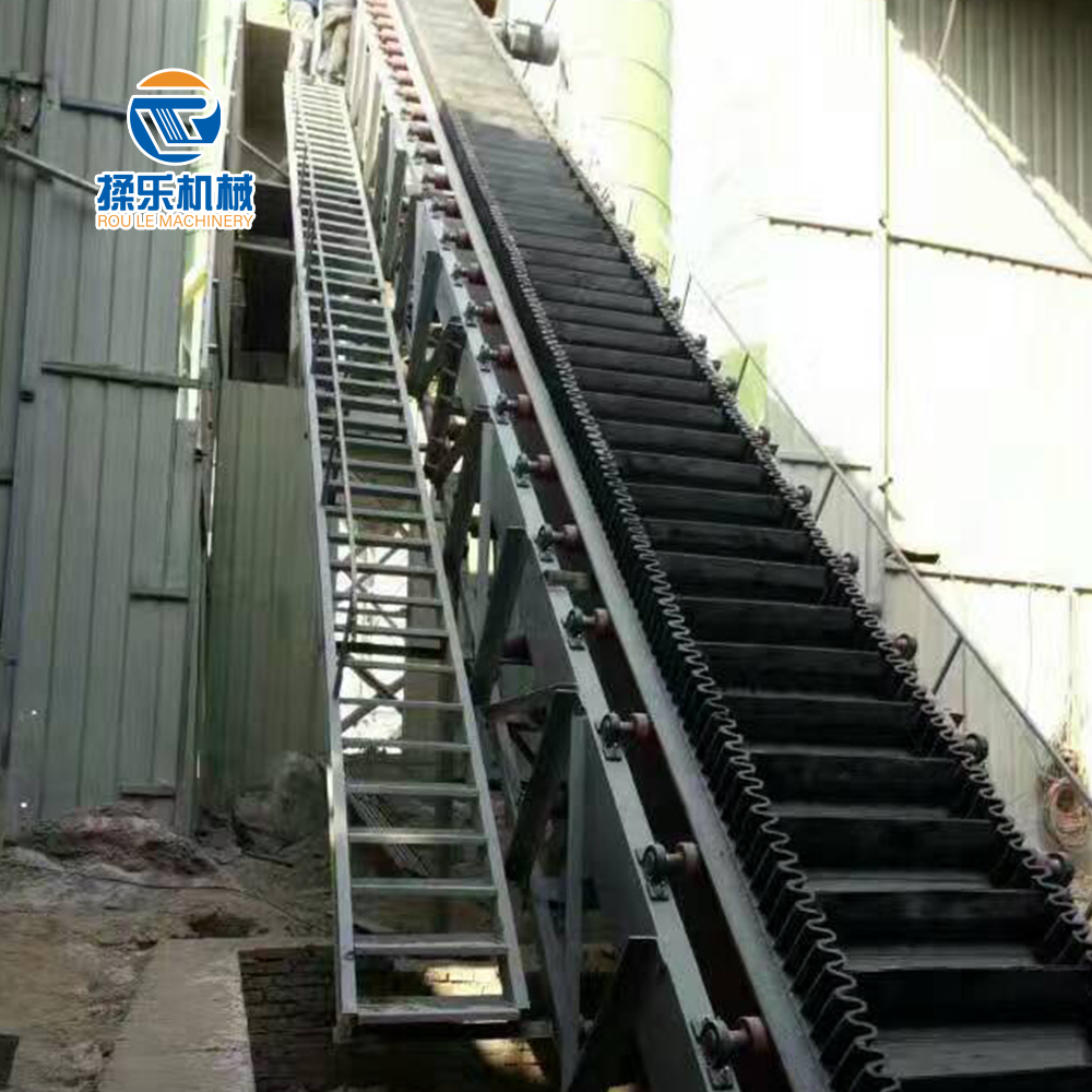 Cleated Incline Conveyor Belt for Bulk Material Handling on Slopes Agriculture and Mining Incline Conveyor Belt