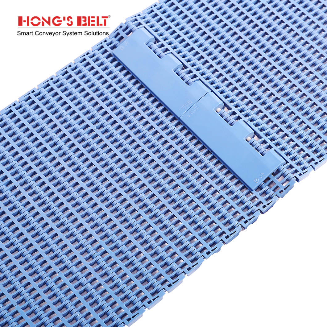HONGSBELT Pop-up Cleated Modular Conveyor Belt for Inclined Conveyor