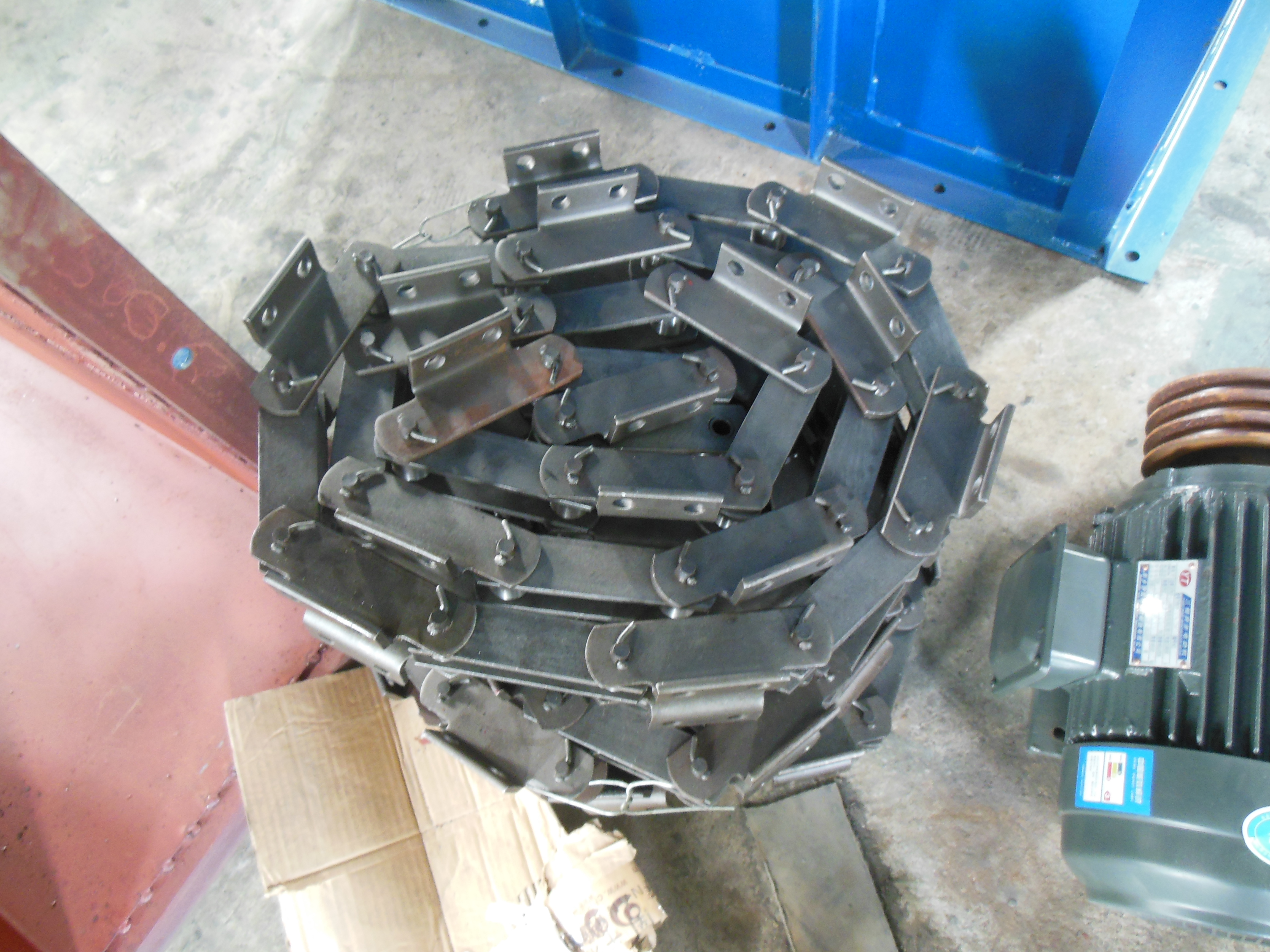 High Tensile Strength Industrial Conveyor Belt Stainless Steel Aluminum Alloy Heat/Oil/Abrasion Resistant Custom Length 10t/h