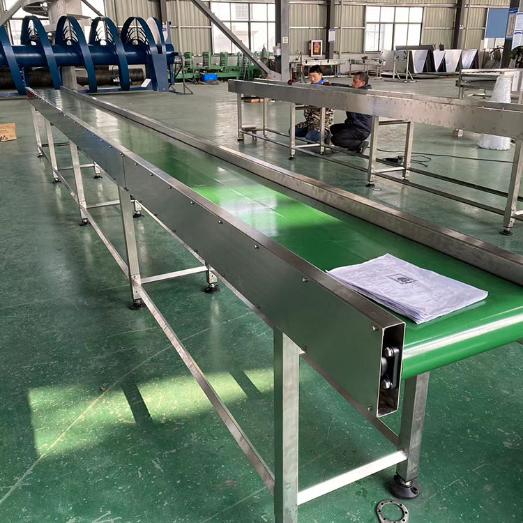 Maxsen Food Grade Pu Pvc Belt Conveyor 90 /180 Degree Stainless Steel Frame Conveyor System