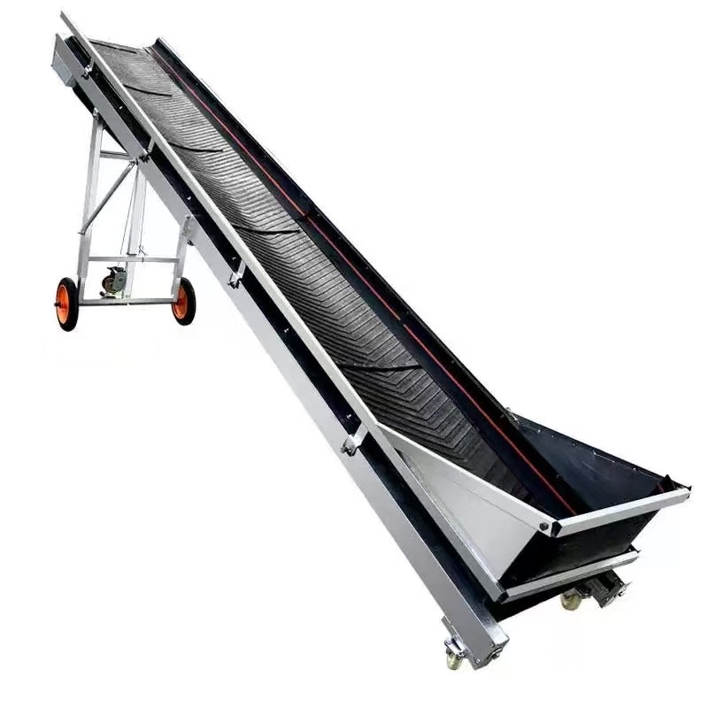 Grain Belt Conveyor High Capacity Durable Rubber Belt for Farm Flour Mill Wheat Corn Processing