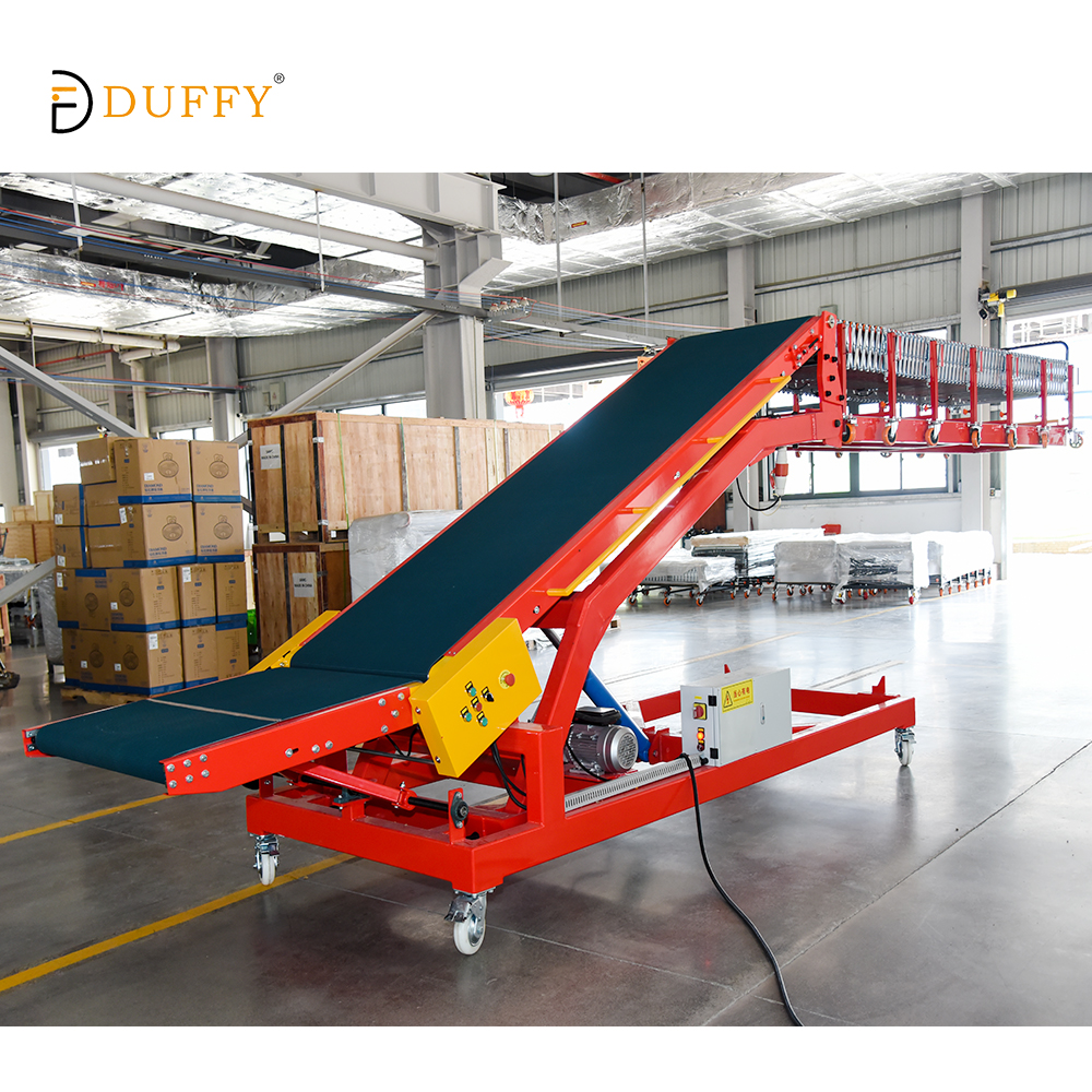 600mm/800mm Width Telescopic Loading Unloading Belt Conveyor for Truck and Container for Truck and Container