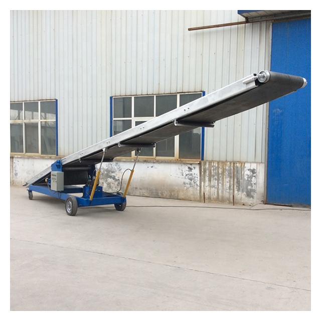 Truck Loading And Unloading Mobile Belt Conveyor