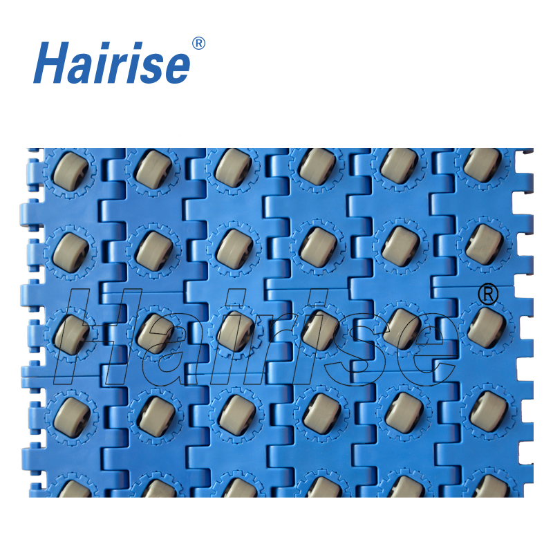 Hairise Plastic Modular Conveyor Belt with Roller