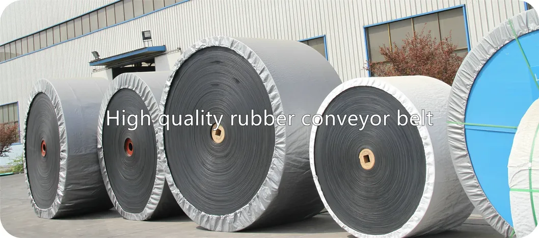 Custom Rubber Ep Types of Flat Chevron V Shape Sidewall Incline Industrial Mining Conveyor Belt for Sand and Gravel