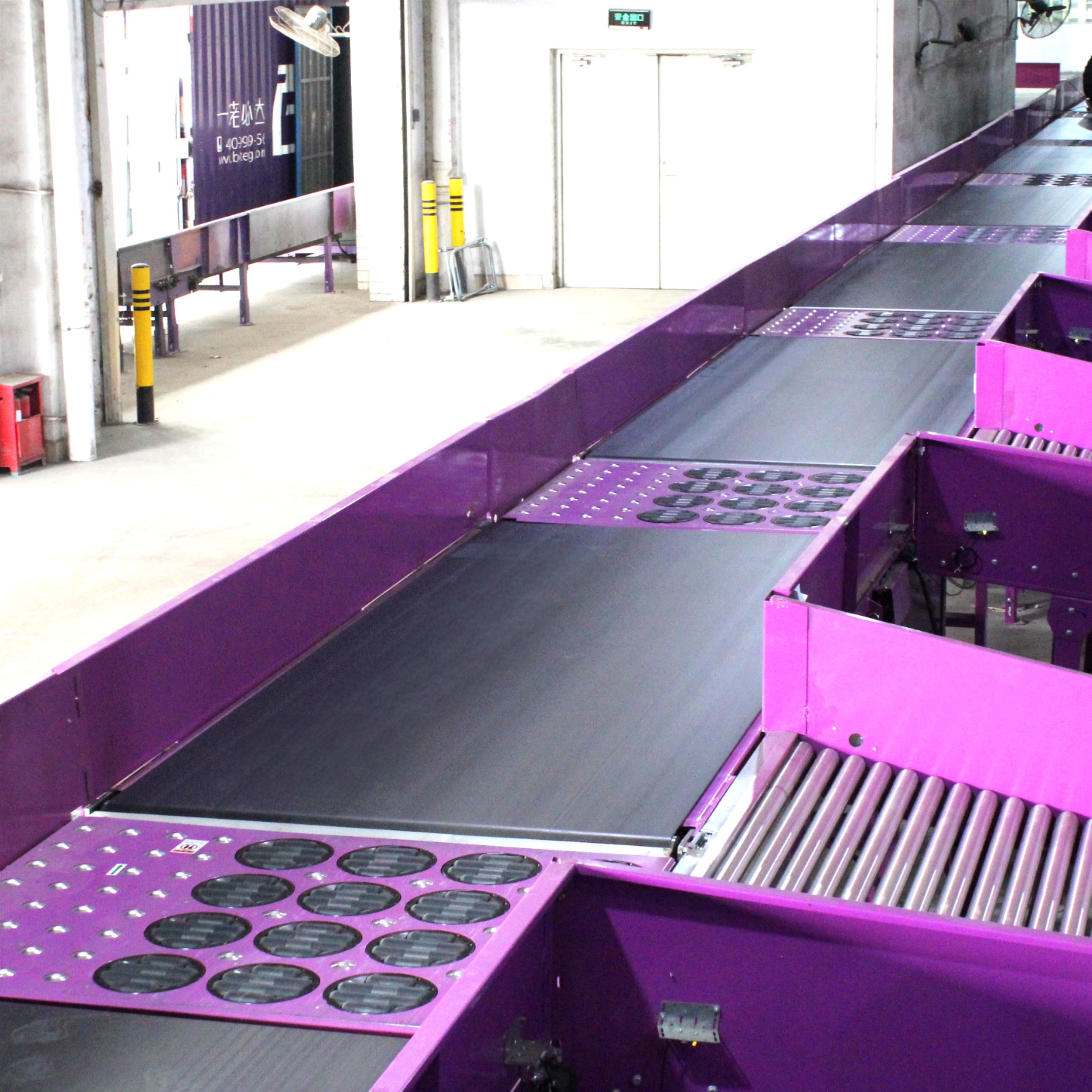 LUHUI Low Noise Large Turntable Structure Sorting Conveyor Flexible Configuration Diverter For Airport Wheel Sorter Factories