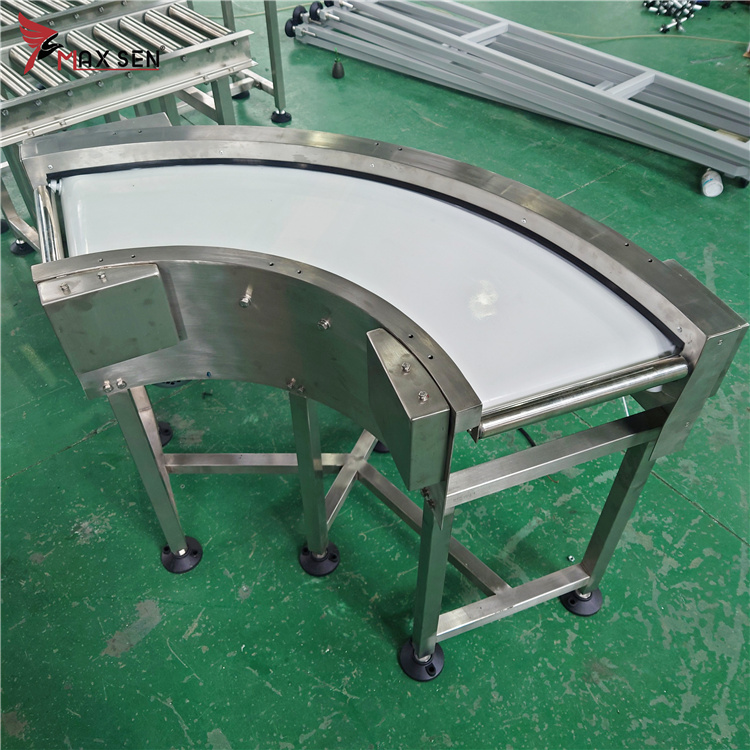 Knife-Edge Curved Belt Conveyor