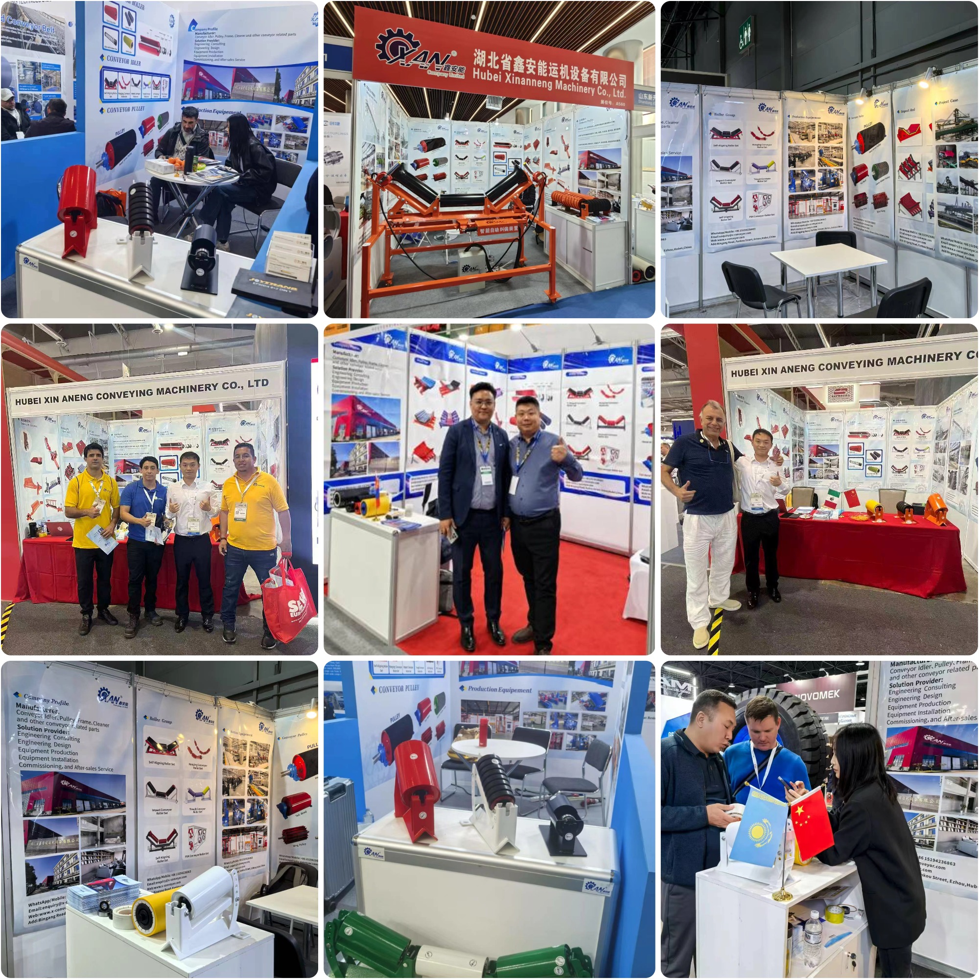 Competitive Price Factory Direct Durable Steel Double Sealed Bearing Oil/Fire/Heat Resistant Roller Belt Conveyor