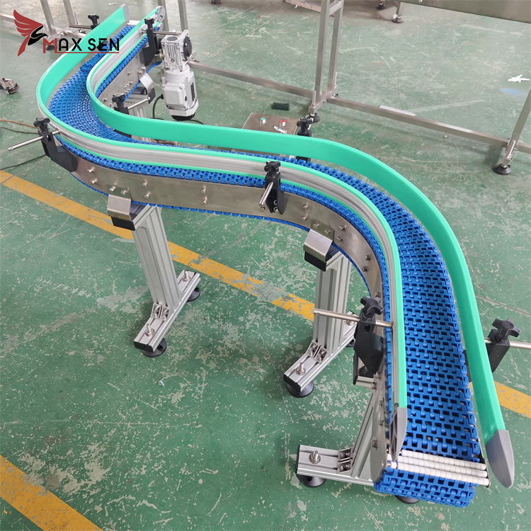 Maxsen High Quality Automatic Conveyor Machine System Modular Belt Conveyor for Food Plastic Belt