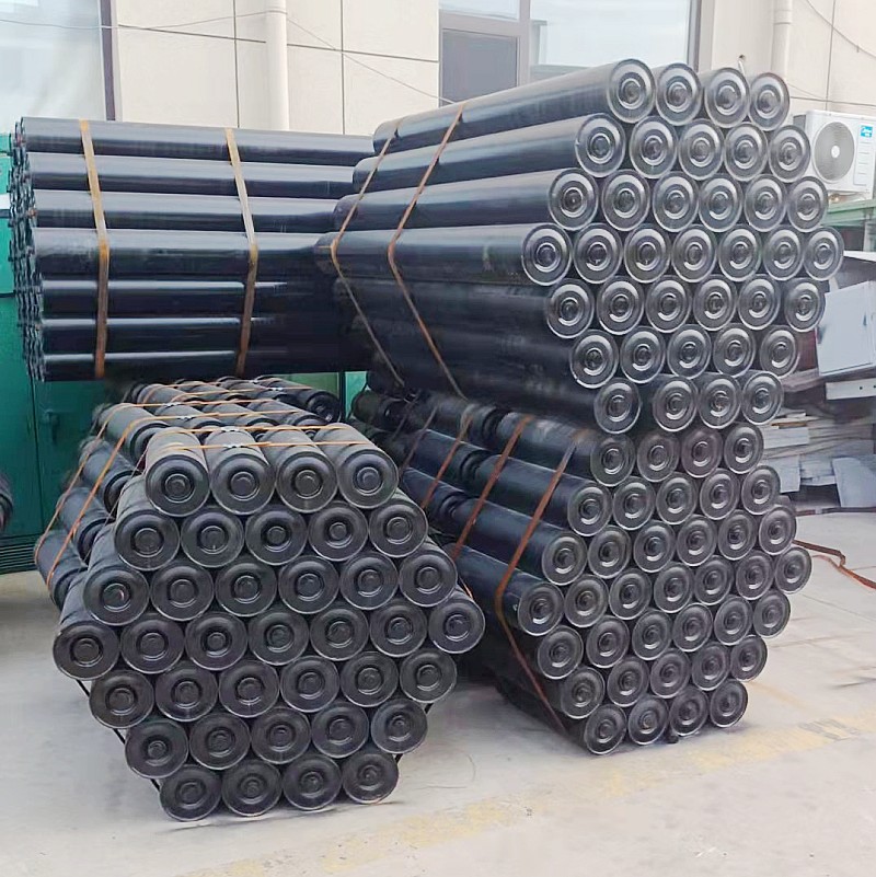 CEMA New Iron Roller Belt Conveyor Equal Troughing Idler Roller Conveyor for Manufacturing Retail Farm Mining Construction