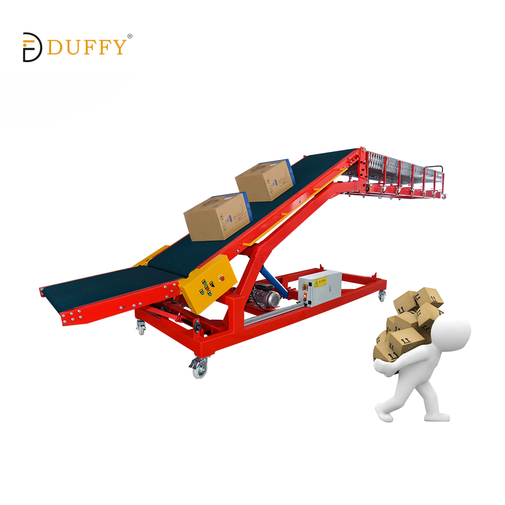 600mm/800mm Width Telescopic Loading Unloading Belt Conveyor for Truck and Container for Truck and Container