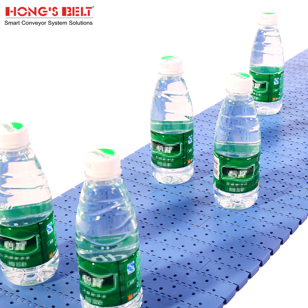 HONGSBELT HS-700AB-N Perforated Flat Top Food Grade Modular Belts Plastic Conveyor Belt
