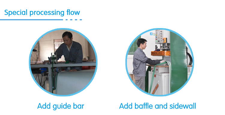 High Quality Blue Pu Conveyor Belt Food Industry Heat Resistant Conveyor Belt