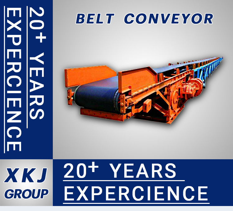 New Design Mine Rubber Belt Conveyor for Stone Crushing Line Factory Price