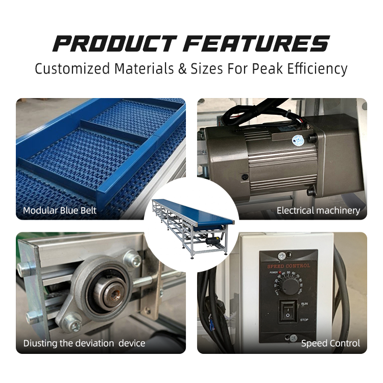 Food Grade Light Duty Belt Conveyor, Stainless Steel Anti-Static FDA Approved