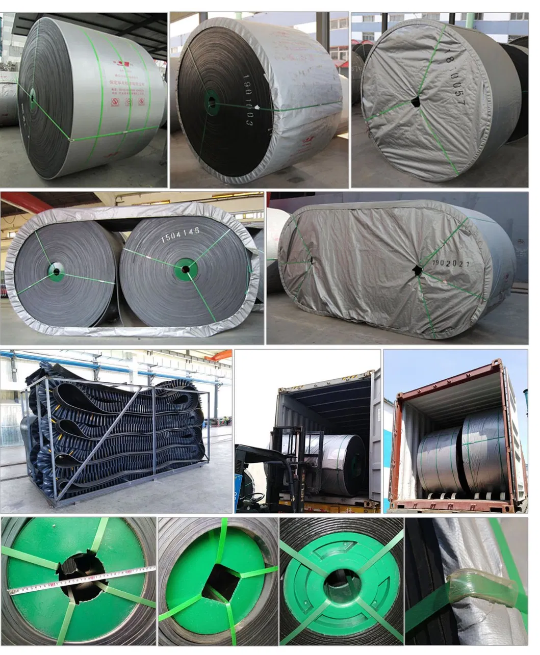 Conveyor Belt Packing and Shipping