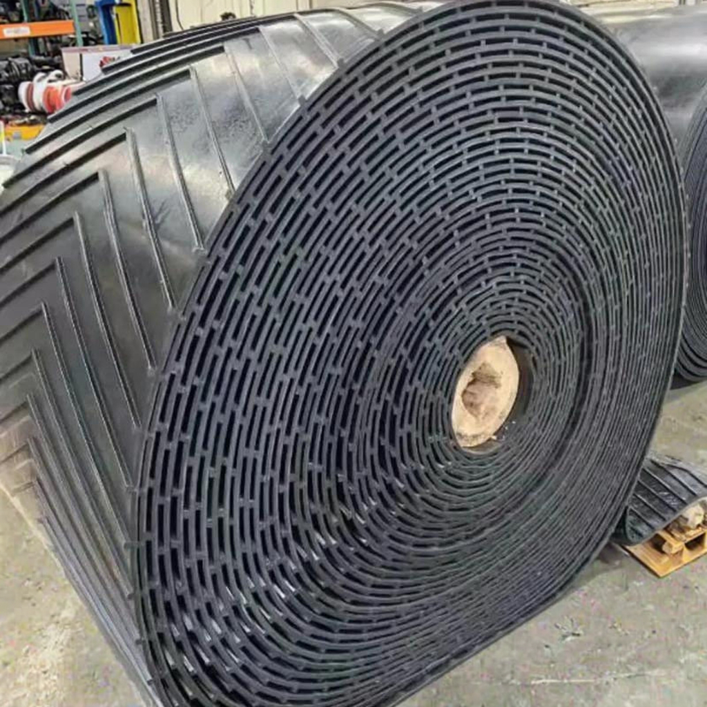 High-Performance V-Shaped Durable Nylon Conveyor Belt Customized Oil Resistant Heat-Resistant Fireproof Adjustable 1 Year