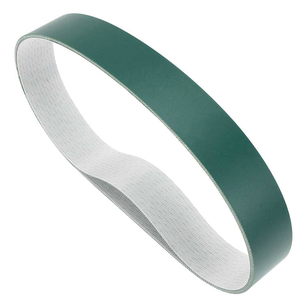 Customizable Dark Green PU Flat Conveyor Belt Endless Transmission Support OEM Friendly GOODLY Brand Assembly Line Use 3-6