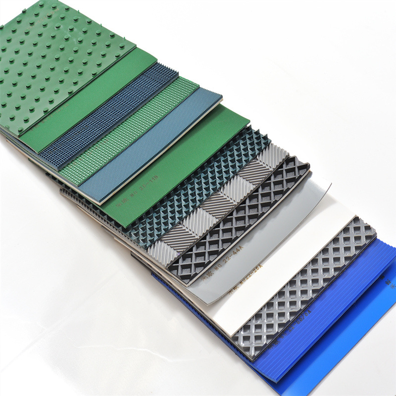 New Custom White PVC 3.5mm Thick 2-Ply Adjustable Speed Durable Food Grade Conveyor Belt Mining Logistics Ceramic Industrial Use