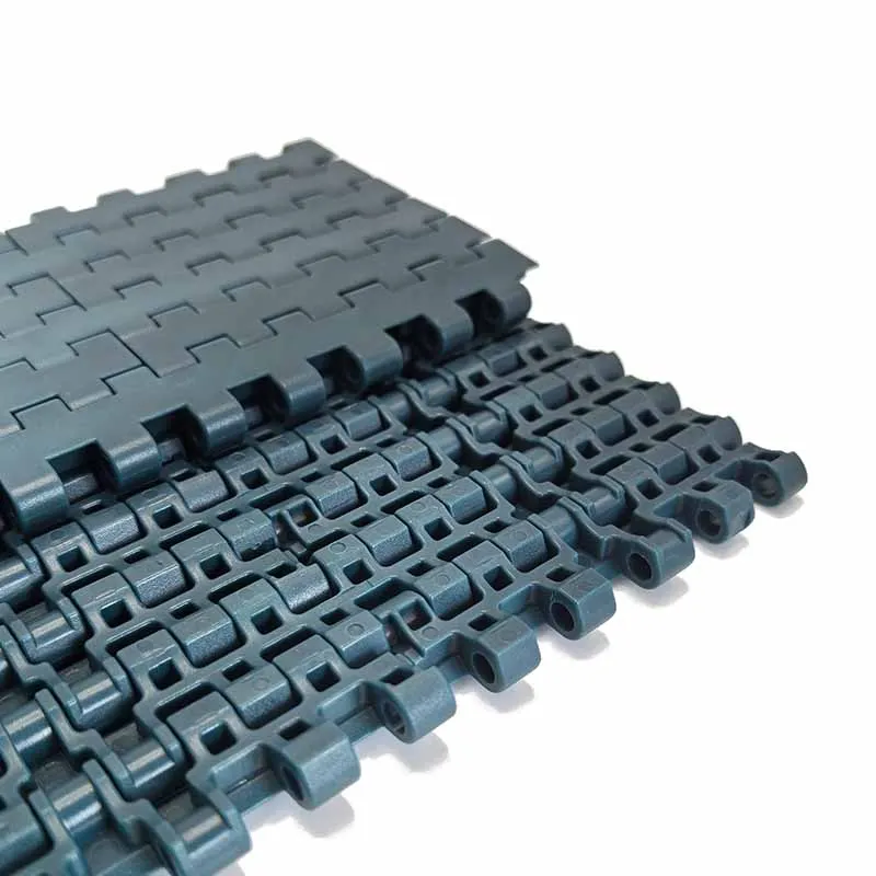 Durable Plastic Conveyor Chain for Food Beverage Carton Packaging Flush Grid Flat Top Spiral Perforated, Flexible High-Performance Conveyor Modular Belt