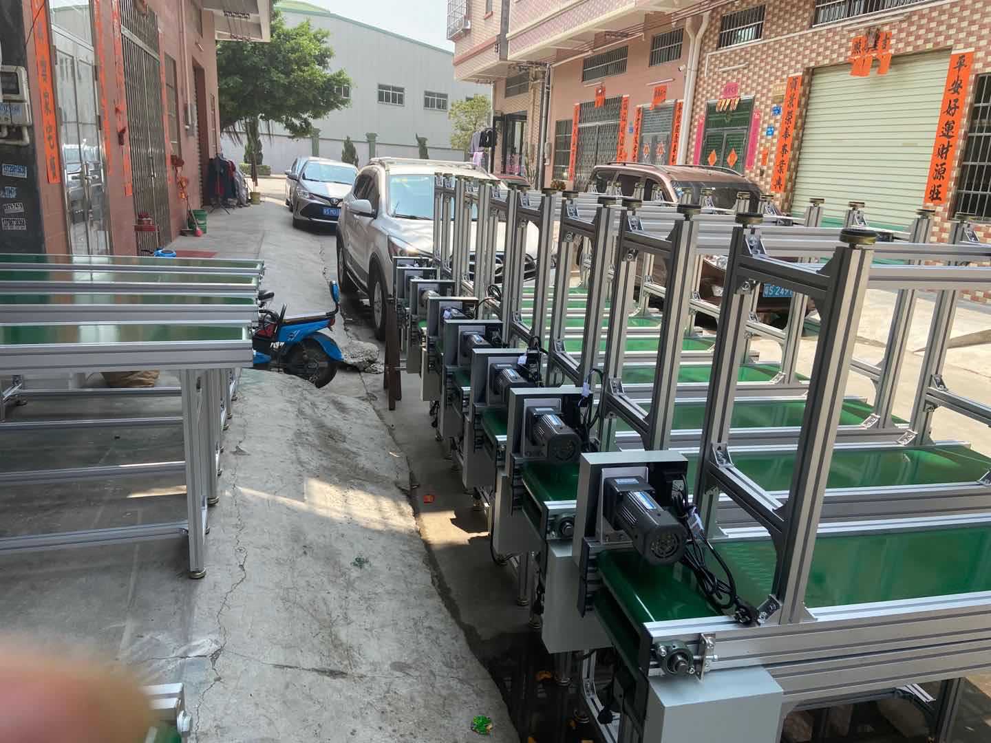 Chain Conveyor Esd Antistatic Pvc Belt Electric Conveyor Belt for Production Assembly Line