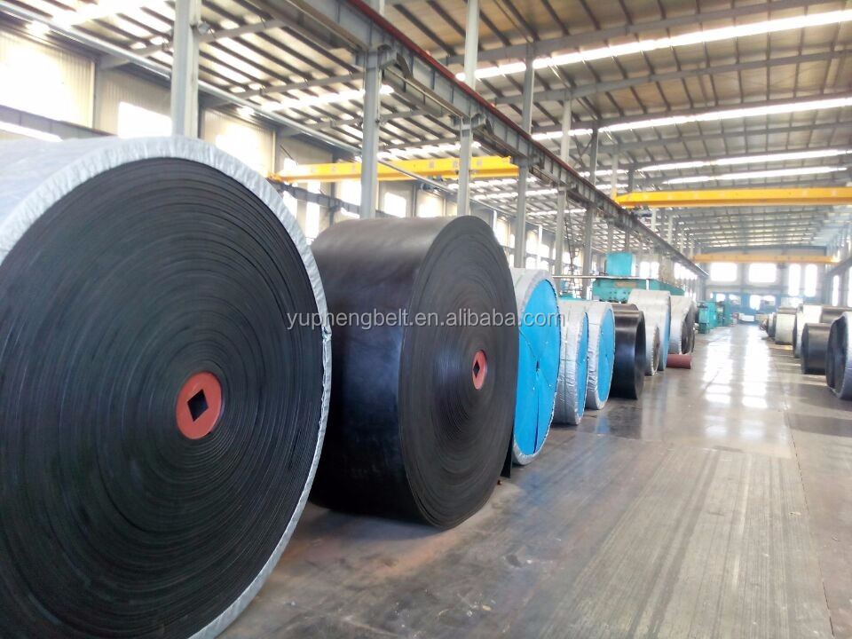PVC PVG Fire Retardant Solid Woven Fabric Conveyor Belt for Mining