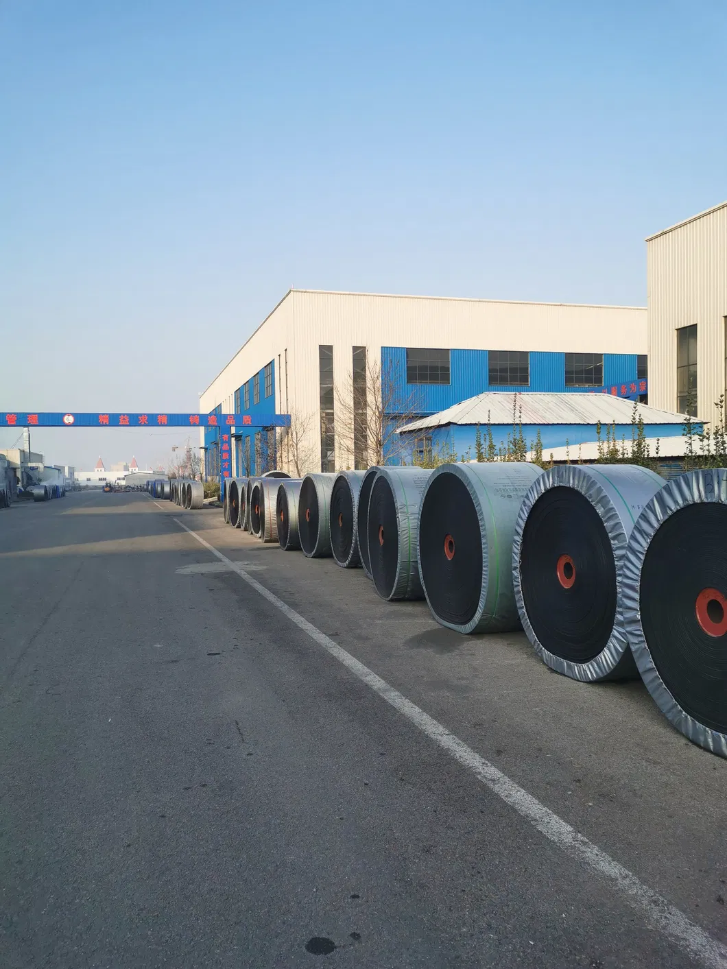 Ep Polyester Steel Cord Heat Fire Flame Cold Oil Acid Alkali Impact Wear Resistant Rip-Stop Chevron Straight Warp Sidewall Pipe Rubber Conveyor Belt