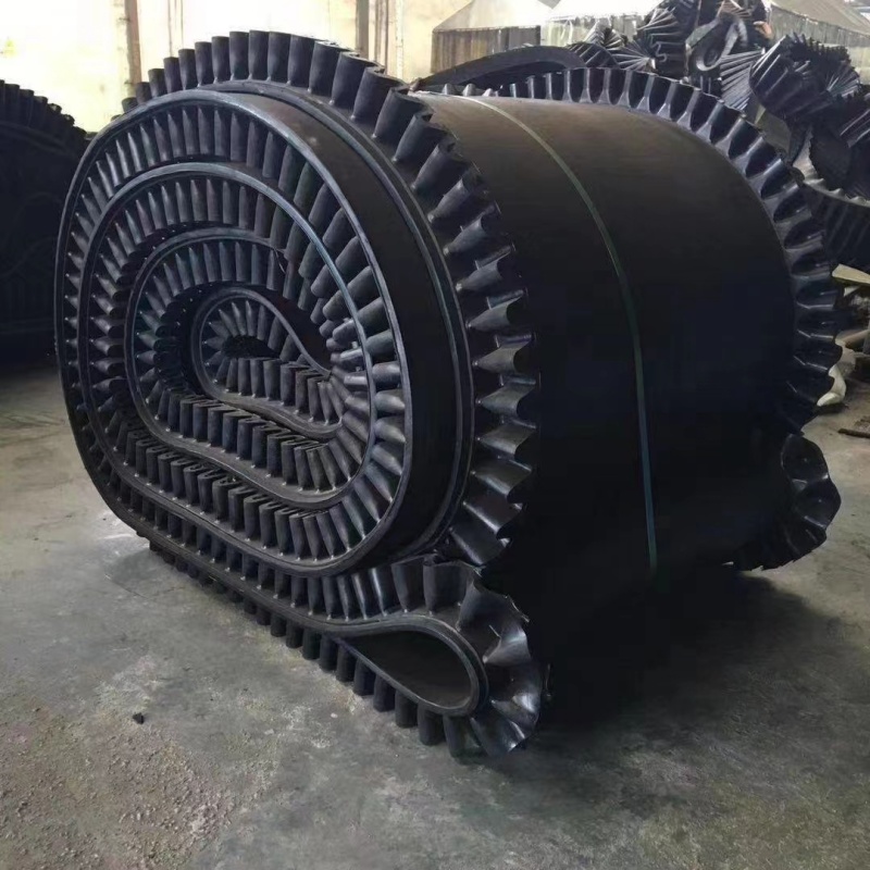 Factory Direct Corrugated Sidewall Conveyor Belt Finely Processed with Cleats for Warehouse