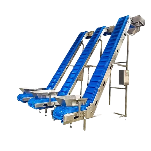 Stainless Steel Belt Conveyor Automatic Food Feeding Incline Fruit Z-type Easy Clean Conveyor Adjustable Speed Durable Conveyor