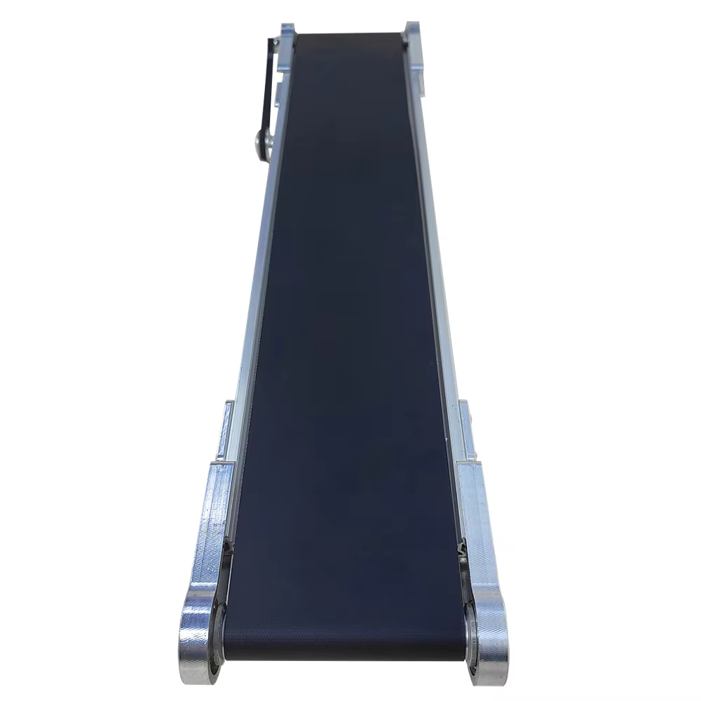 Small Low Cost Portable PVC Conveyor Belt for Semi Auto Packing Machines Online Inkjet Printer PVC Assembly Line Conveyor Belt