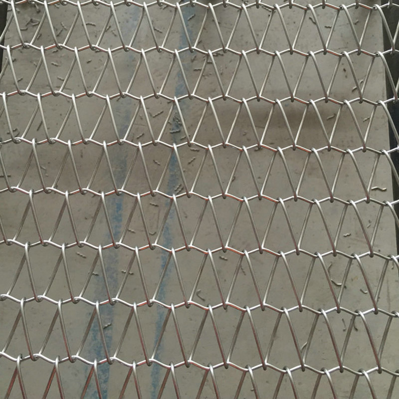 Food Grade 304 Stainless Steel Chain Link Spiral Wire Mesh Conveyor Belt