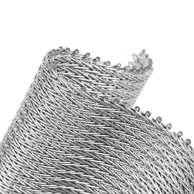herringbone wire mesh conveyor belt