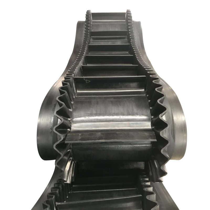 High Angle Width 1000mm Corrugated Sidewall Conveyor Belt for Mining Power Cement Tunneling