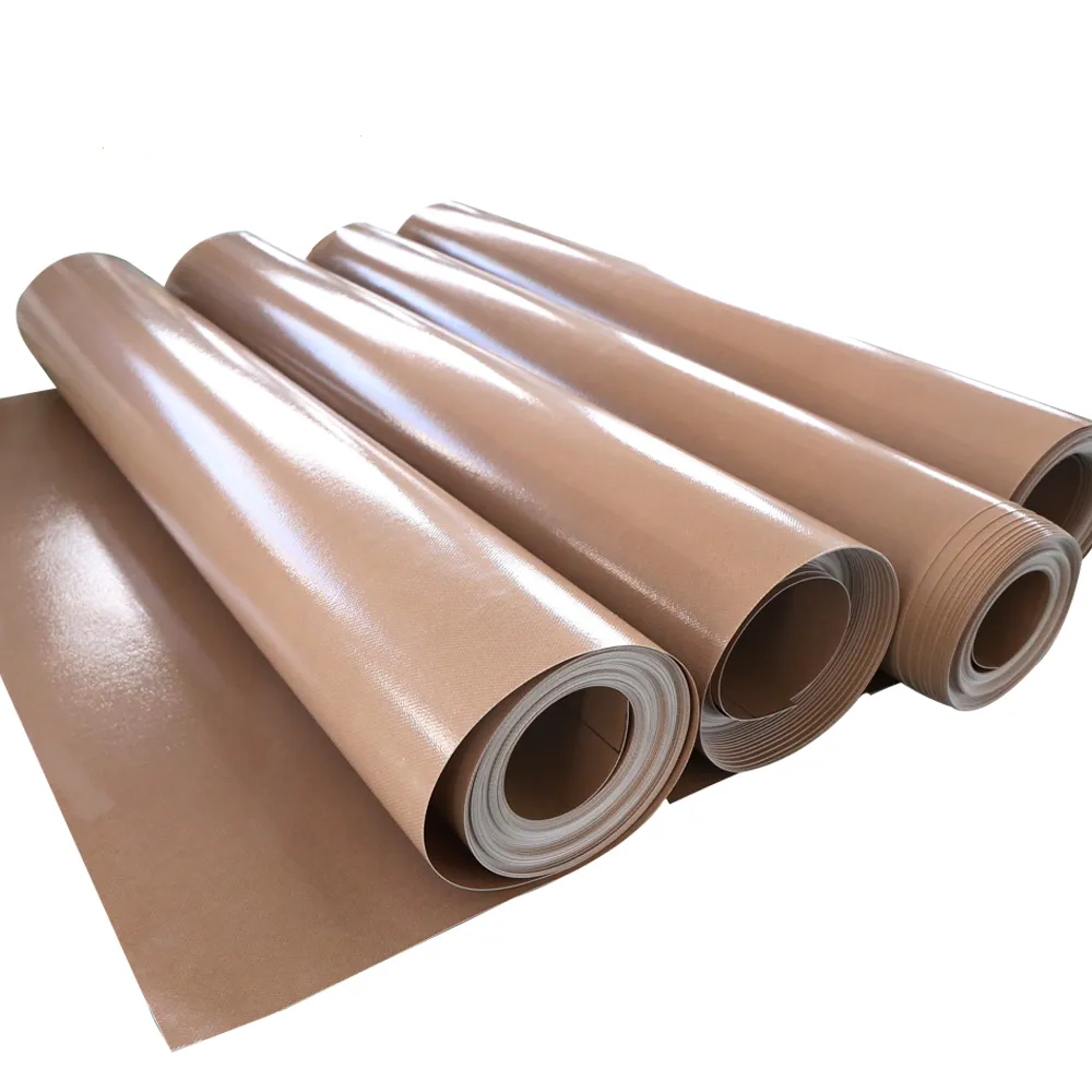 High Quality Blue PTFE Food Grade Plain Woven Conveyor Belt Oil Resistance