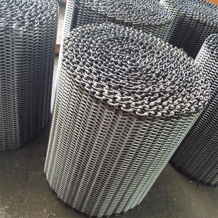 Customized 304 Stainless Steel Woven Wire Mesh Conveyor Belts for the Food Industry