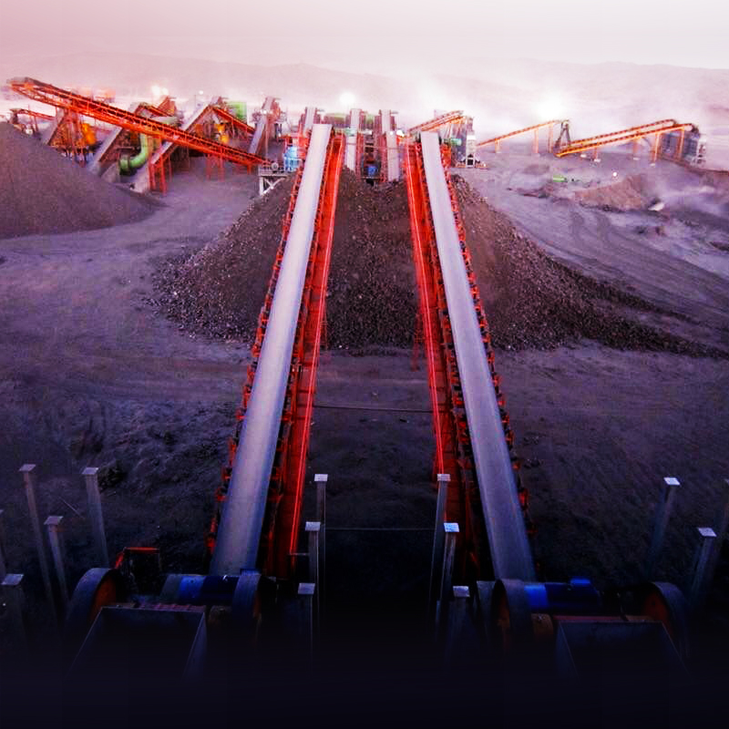 Speed-Adjustable Portable Belt Conveyor for Flexible Conveying Site Used in Mining Farming Logistic Area