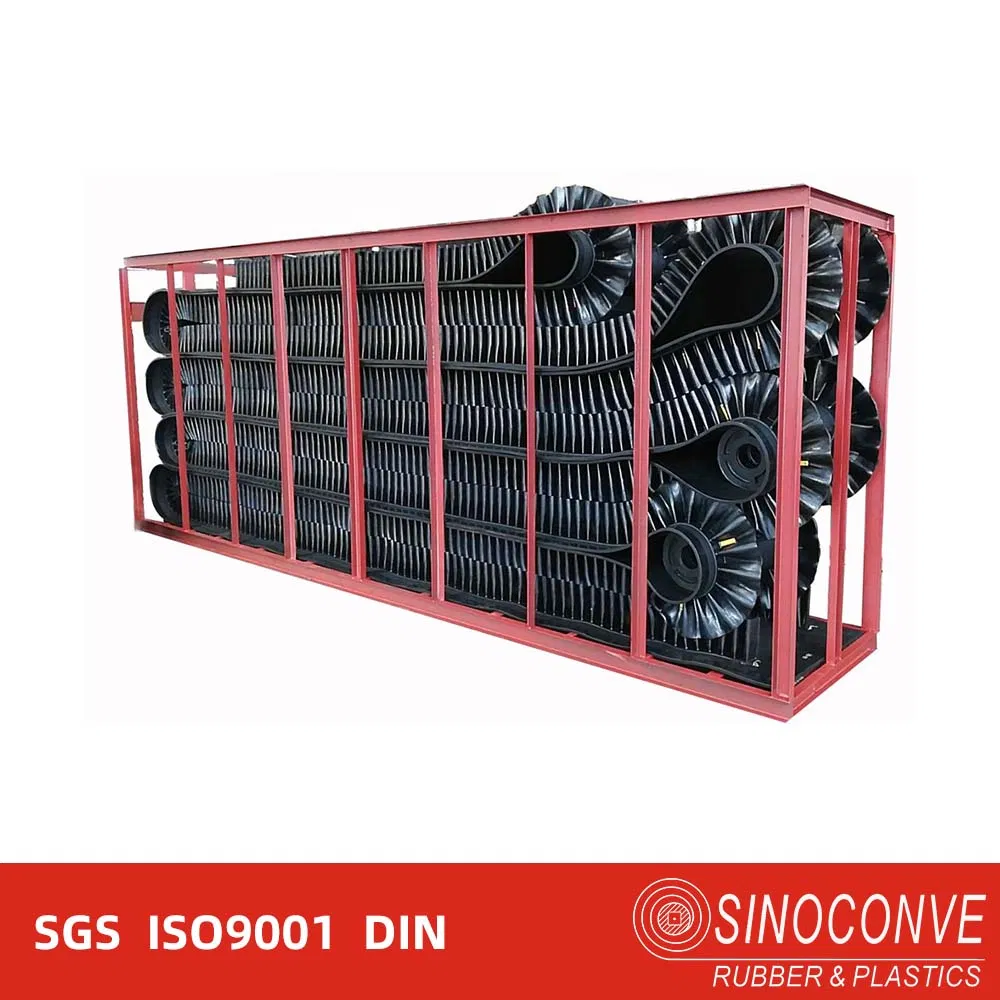 Hot Sale Cleted Large DIP Angle Endless T Ts Tc Tcs Type Waveform Skirt Sidewall Conveyor Belt for Industrial &amp; Farm Wholesale Coal Mines for Efficient Material